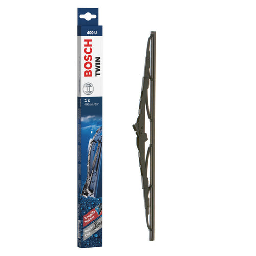 Bosch Twin wiper blade with packaging on a white background